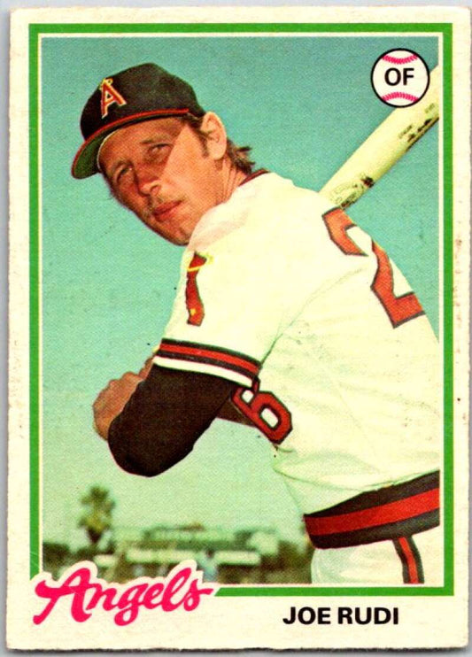 1978 O-Pee-Chee MLB #28 Joe Rudi  California Angels  V48520