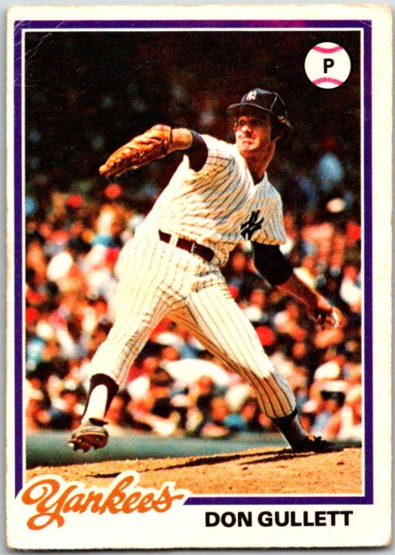 1978 O-Pee-Chee MLB #30 Don Gullett DP New York Yankees V48521