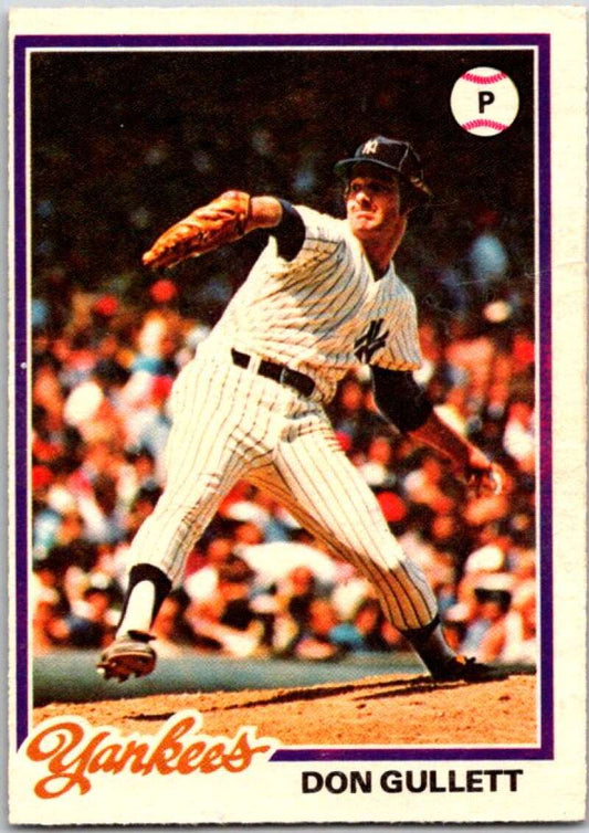 1978 O-Pee-Chee MLB #30 Don Gullett DP  New York Yankees  V48523
