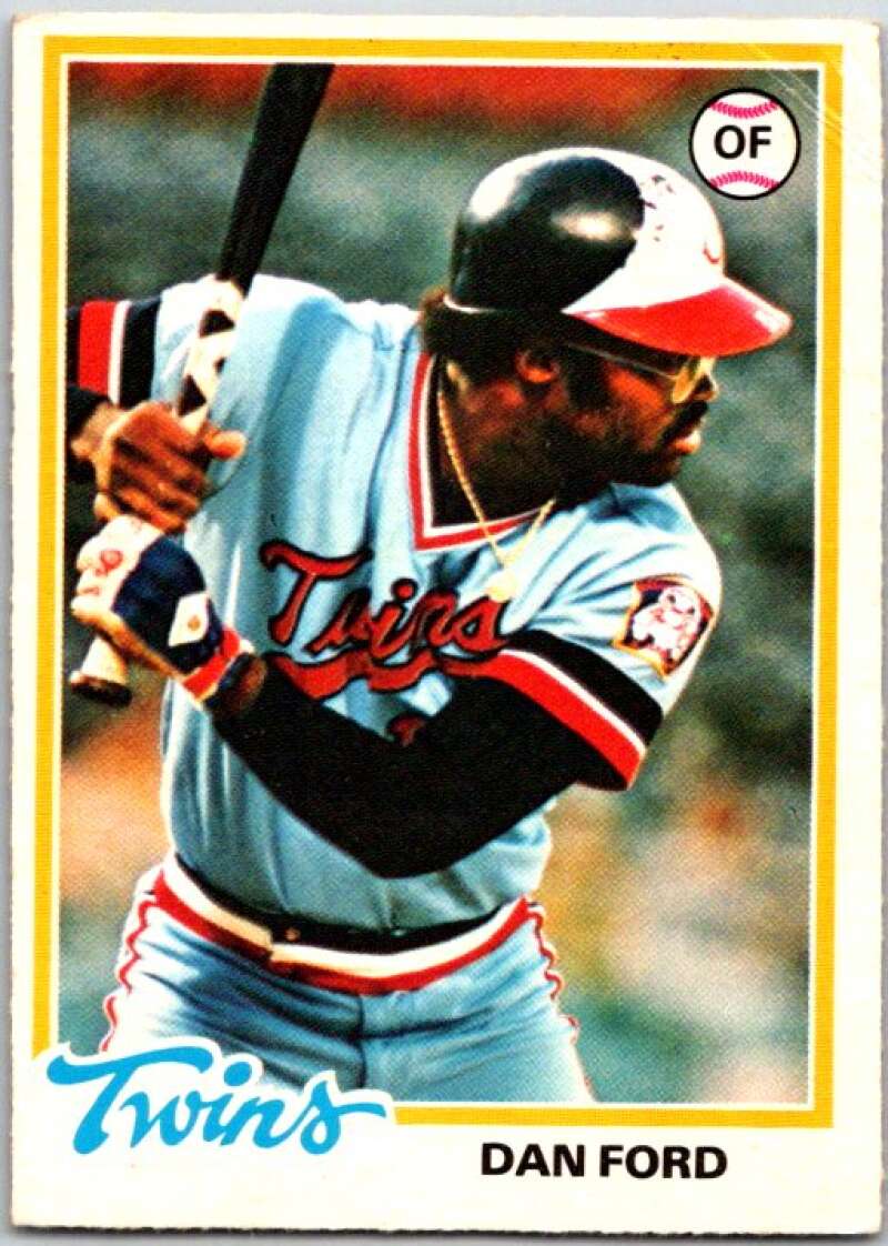 1978 O-Pee-Chee MLB #34 Dan Ford Minnesota Twins V48538