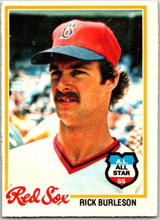 1978 O-Pee-Chee MLB #37 Rick Burleson  Boston Red Sox  V48543