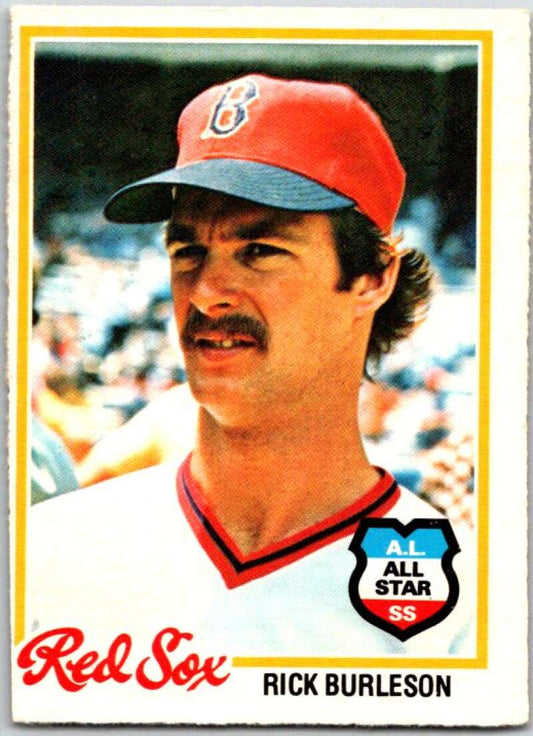 1978 O-Pee-Chee MLB #37 Rick Burleson  Boston Red Sox  V48544