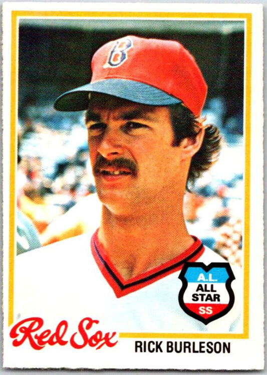 1978 O-Pee-Chee MLB #37 Rick Burleson  Boston Red Sox  V48545