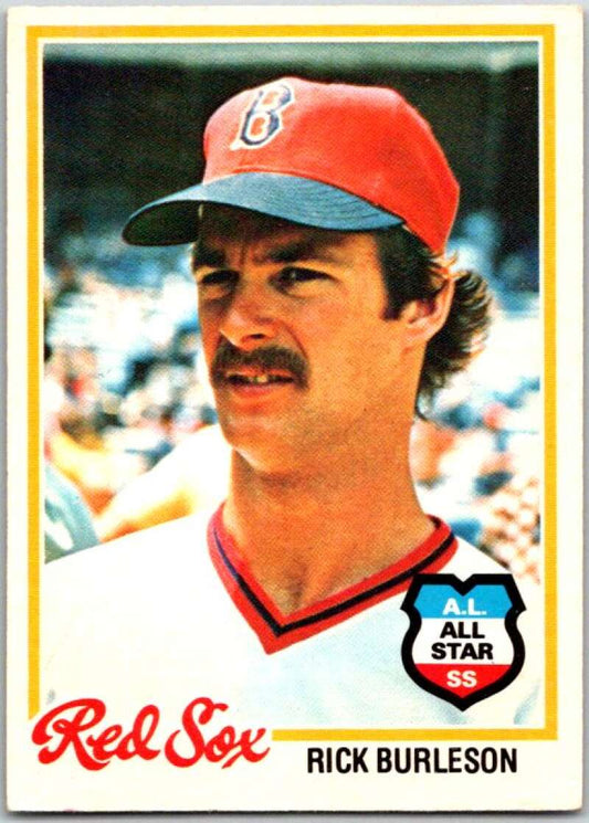 1978 O-Pee-Chee MLB #37 Rick Burleson  Boston Red Sox  V48546