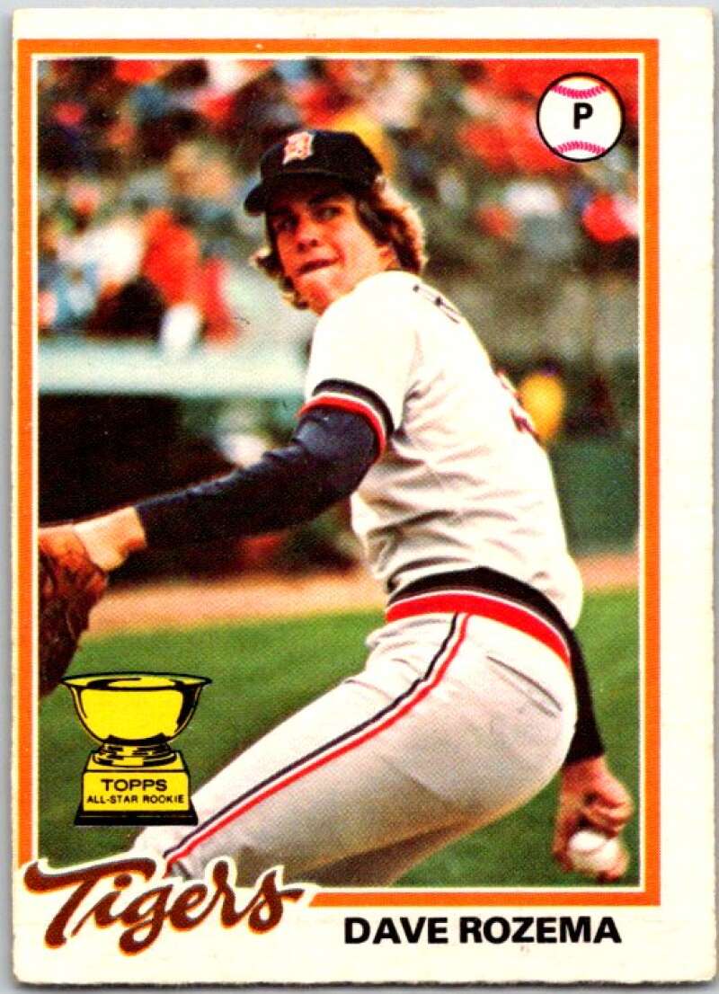 1978 O-Pee-Chee MLB #38 Dave Rozema Detroit Tigers V48547