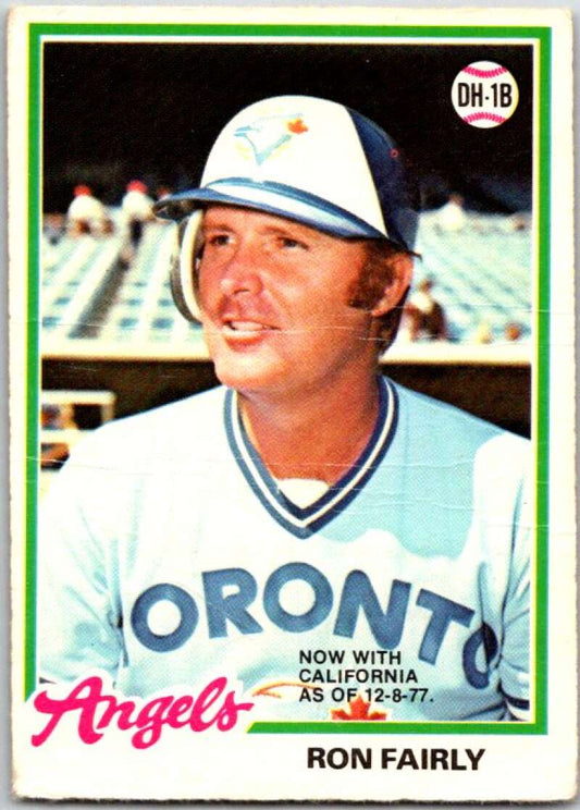 1978 O-Pee-Chee MLB #40 Ron Fairly  Angels/Blue Jays  V48550