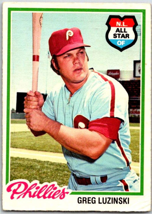 1978 O-Pee-Chee MLB #42 Greg Luzinski  Philadelphia Phillies  V48553