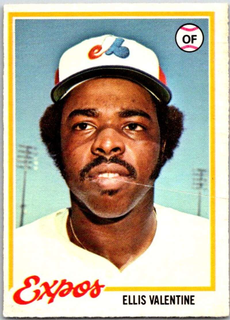 1978 O-Pee-Chee MLB #45 Ellis Valentine Montreal Expos V48558