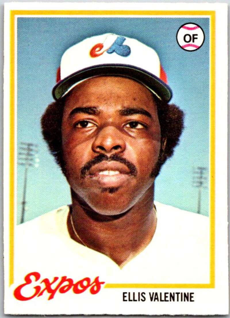 1978 O-Pee-Chee MLB #45 Ellis Valentine Montreal Expos V48559