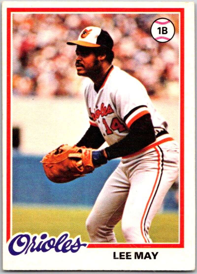 1978 O-Pee-Chee MLB #47 Lee May DP Baltimore Orioles V48564
