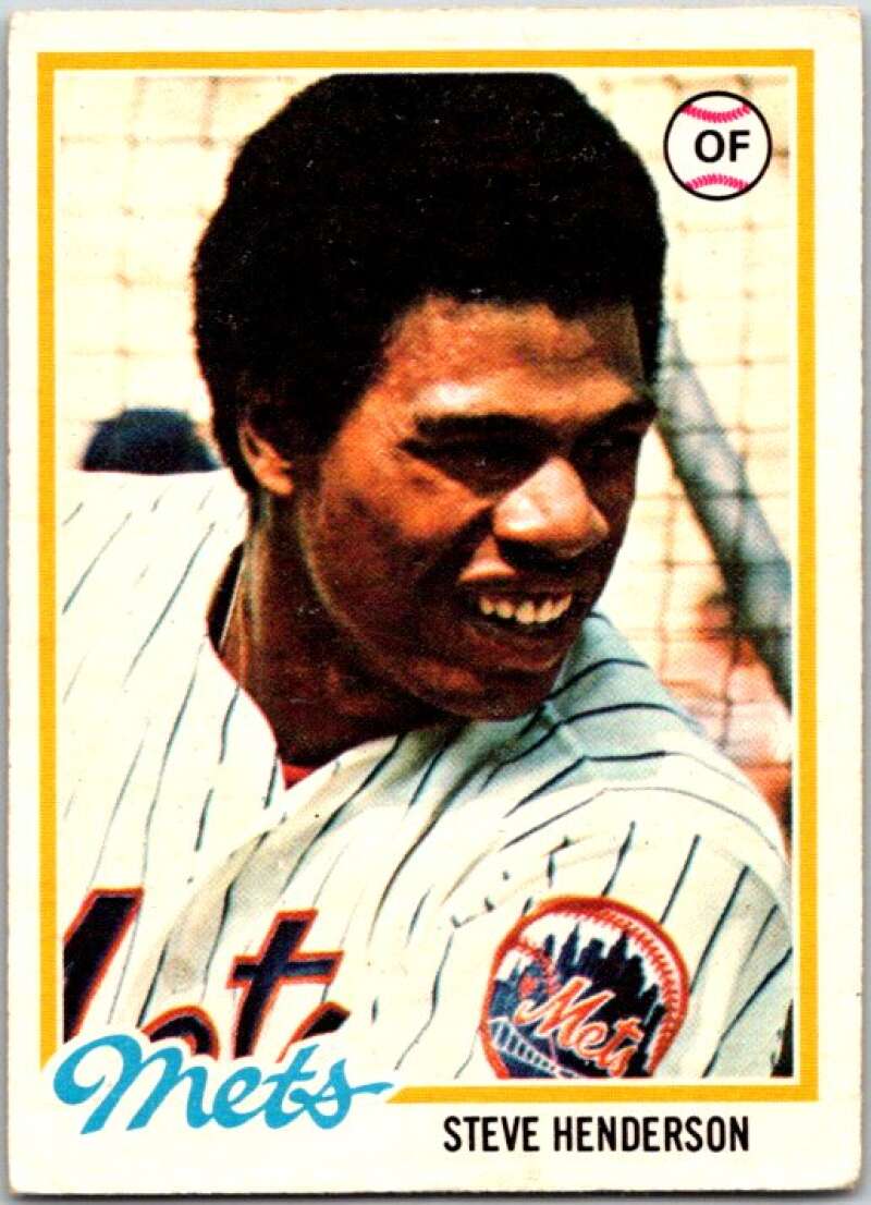 1978 O-Pee-Chee MLB #53 Steve Henderson New York Mets V48575