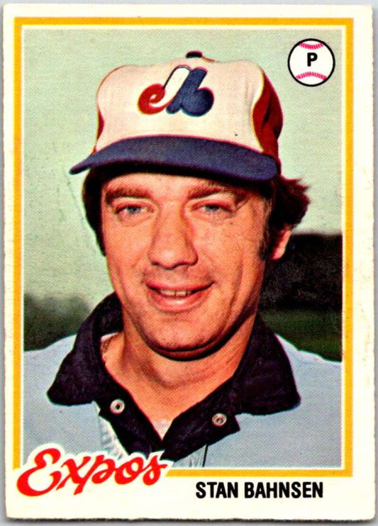 1978 O-Pee-Chee MLB #54 Stan Bahnsen  Montreal Expos  V48576