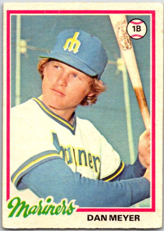 1978 O-Pee-Chee MLB #55 Dan Meyer  Seattle Mariners  V48577