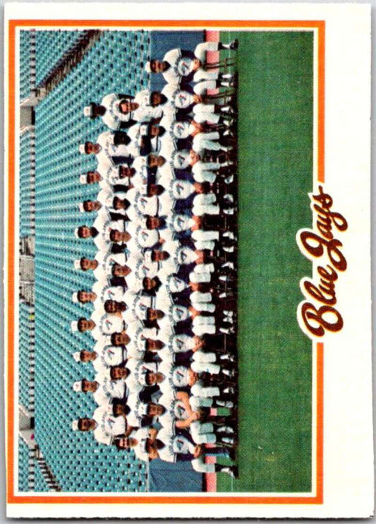 1981 O-Pee-Chee MLB #58 Blue Jays Team DP CL   V48586