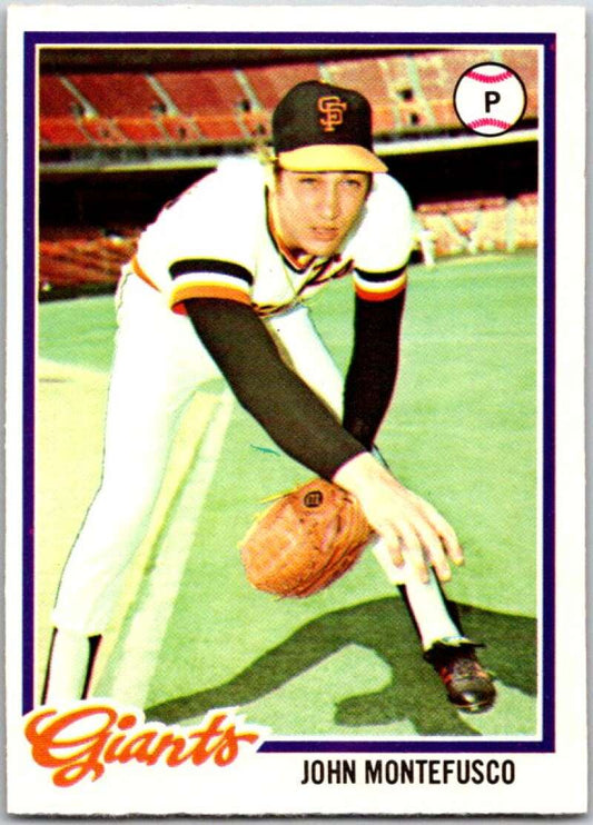 1978 O-Pee-Chee MLB #59 John Montefusco  San Francisco Giants  V48590