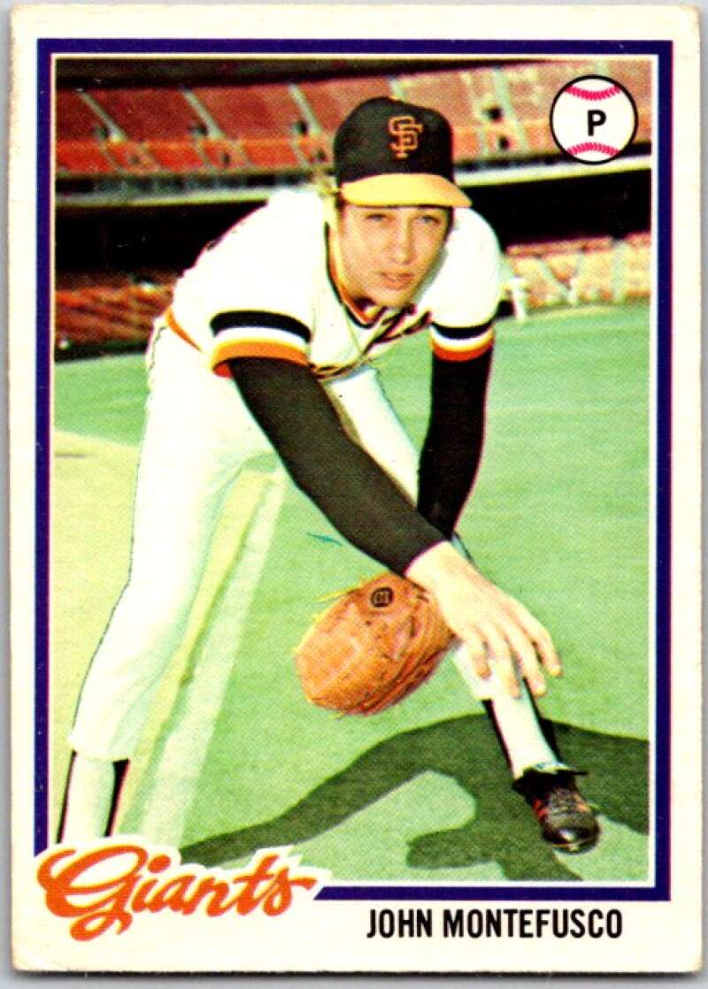 1978 O-Pee-Chee MLB #59 John Montefusco San Francisco Giants V48591