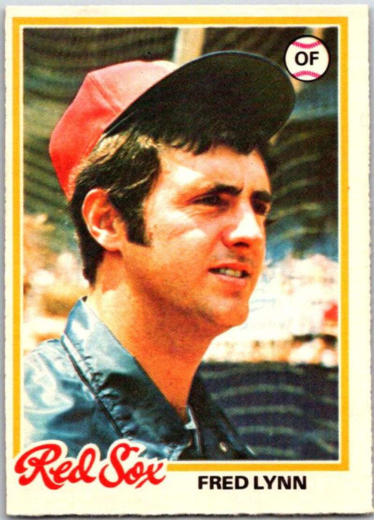 1978 O-Pee-Chee MLB #62 Fred Lynn  Boston Red Sox  V48594