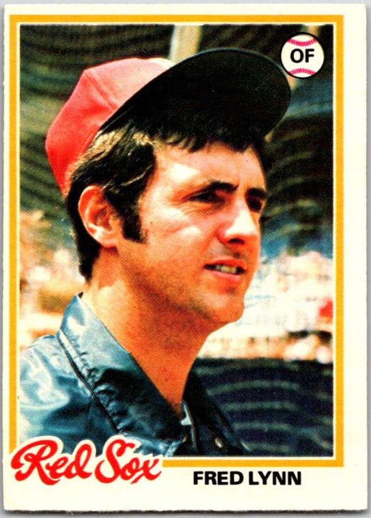 1978 O-Pee-Chee MLB #62 Fred Lynn  Boston Red Sox  V48595