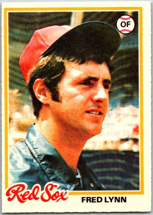 1978 O-Pee-Chee MLB #62 Fred Lynn  Boston Red Sox  V48596