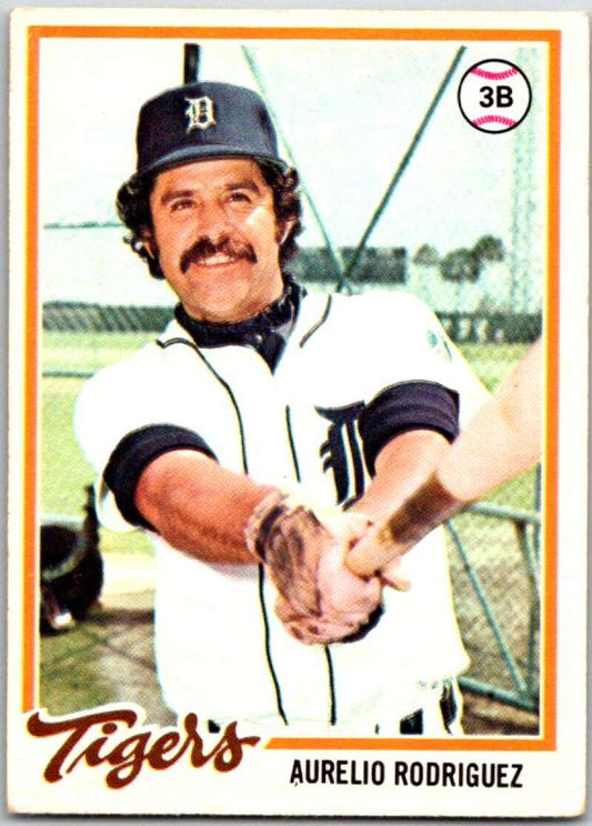 1978 O-Pee-Chee MLB #64 Aurelio Rodriguez  Detroit Tigers  V48600