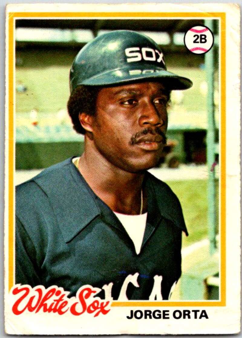 1978 O-Pee-Chee MLB #77 Jorge Orta Chicago White Sox V48627