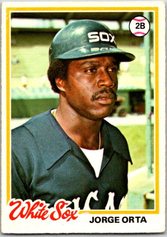 1978 O-Pee-Chee MLB #77 Jorge Orta  Chicago White Sox  V48628