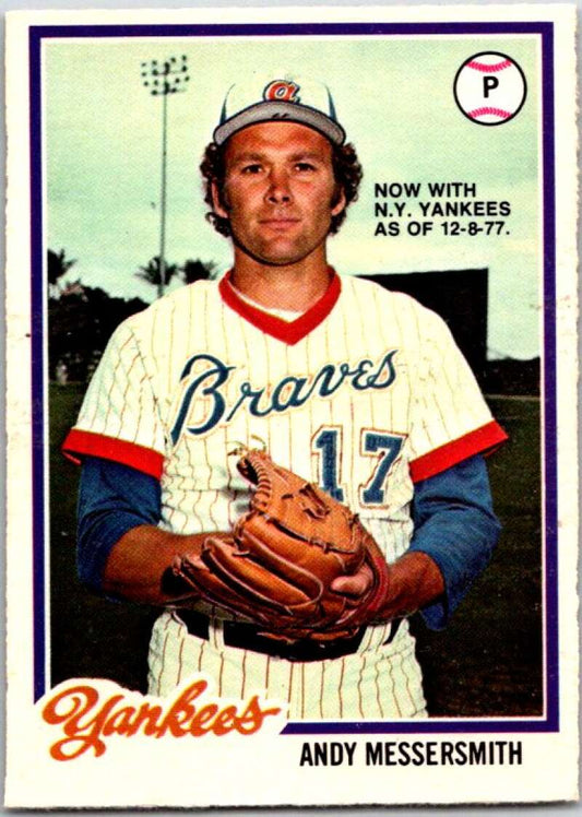 1978 O-Pee-Chee MLB #79 Andy Messersmith  Yankees/ Braves  V48629