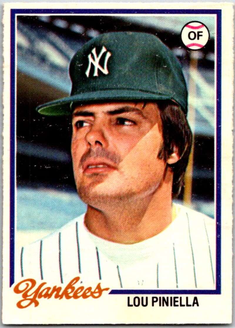 1978 O-Pee-Chee MLB #82 Lou Piniella New York Yankees V48634