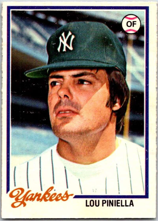 1978 O-Pee-Chee MLB #82 Lou Piniella  New York Yankees  V48634
