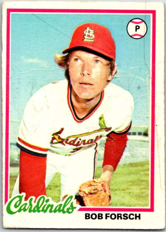 1978 O-Pee-Chee MLB #83 Bob Forsch  St. Louis Cardinals  V48637