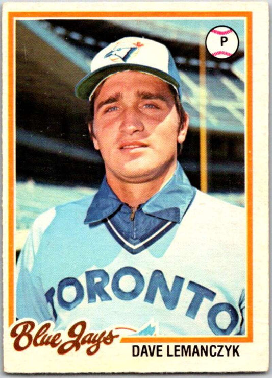 1978 O-Pee-Chee MLB #85 Dave Lemanczyk  Toronto Blue Jays  V48640