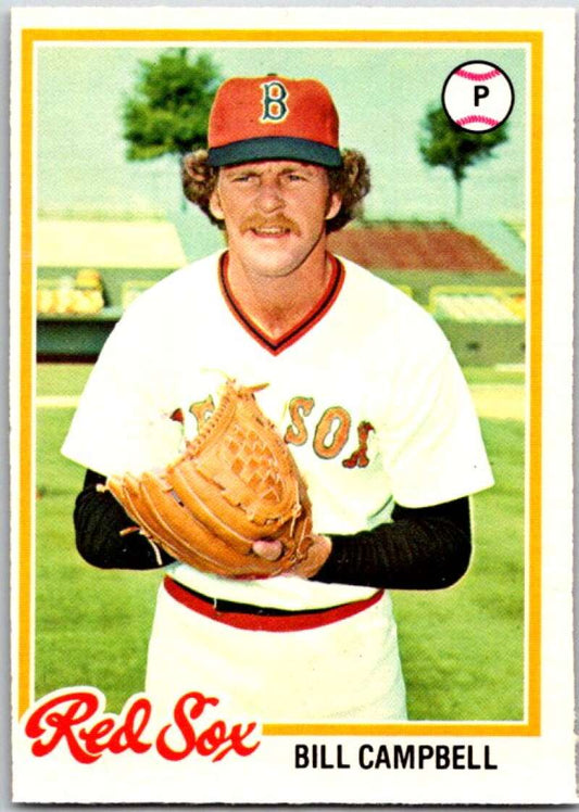 1978 O-Pee-Chee MLB #87 Bill Campbell  Boston Red Sox  V48644