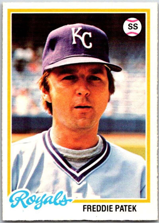 1978 O-Pee-Chee MLB #91 Freddie Patek  Kansas City Royals  V48654