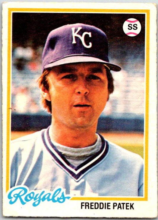 1978 O-Pee-Chee MLB #91 Freddie Patek  Kansas City Royals  V48656