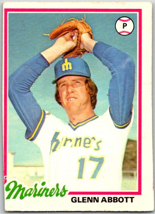 1978 O-Pee-Chee MLB #92 Glenn Abbott  Seattle Mariners  V48658