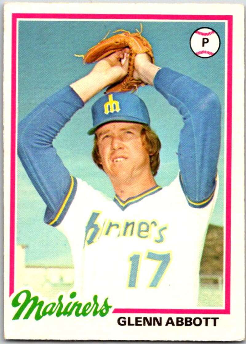 1978 O-Pee-Chee MLB #92 Glenn Abbott Seattle Mariners V48659