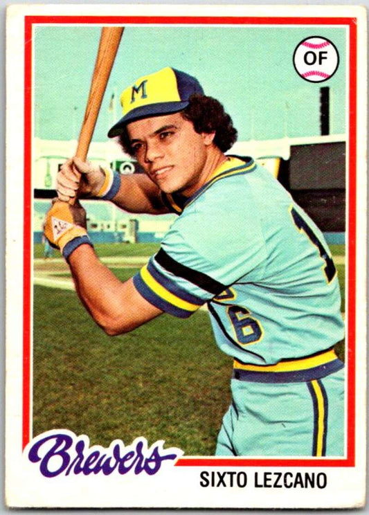 1978 O-Pee-Chee MLB #102 Sixto Lezcano  Milwaukee Brewers  V48675