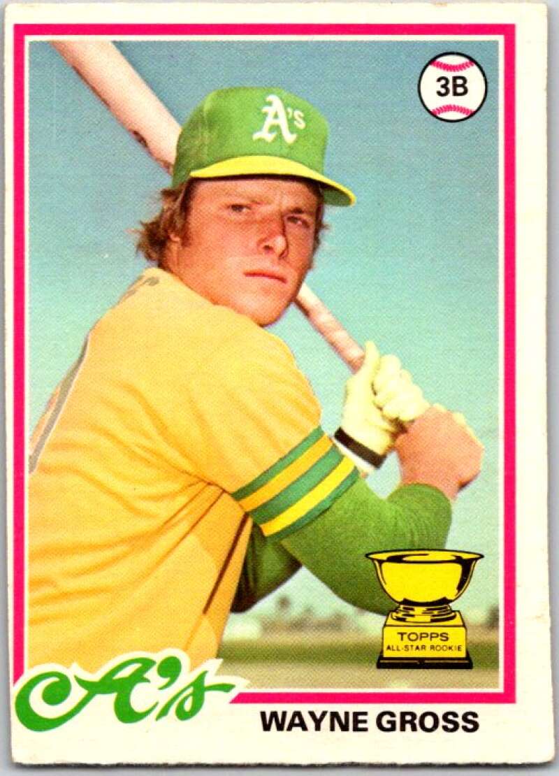 1978 O-Pee-Chee MLB #106 Wayne Gross Oakland Athletics V48682