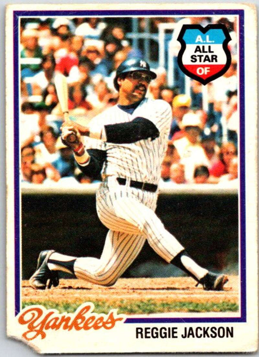 1978 O-Pee-Chee MLB #110 Reggie Jackson  New York Yankees  V48687
