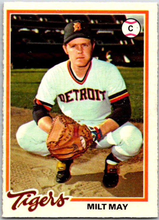 1978 O-Pee-Chee MLB #115 Milt May  Detroit Tigers  V48699