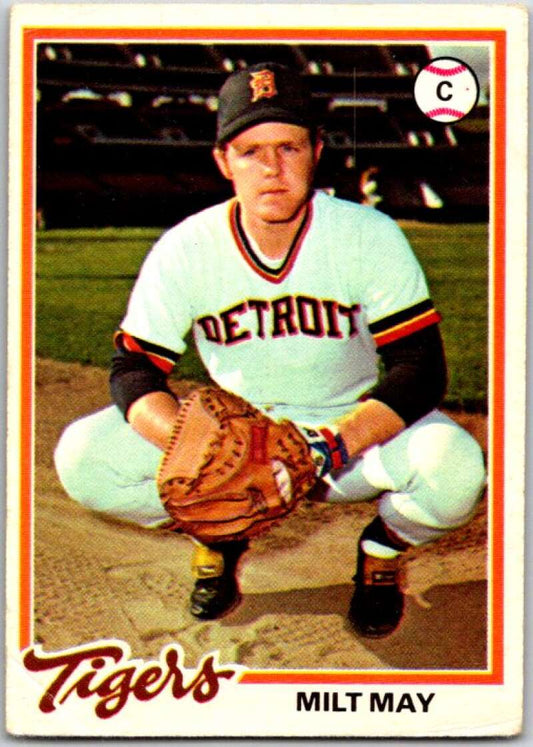1978 O-Pee-Chee MLB #115 Milt May  Detroit Tigers  V48700