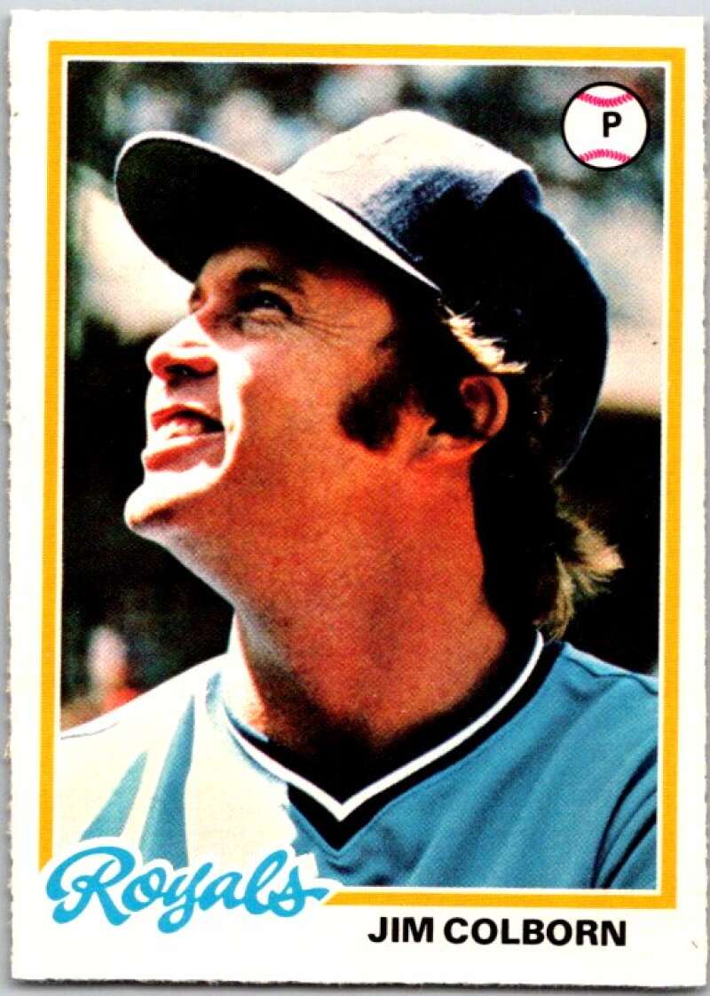 1978 O-Pee-Chee MLB #116 Jim Colborn Kansas City Royals V48701