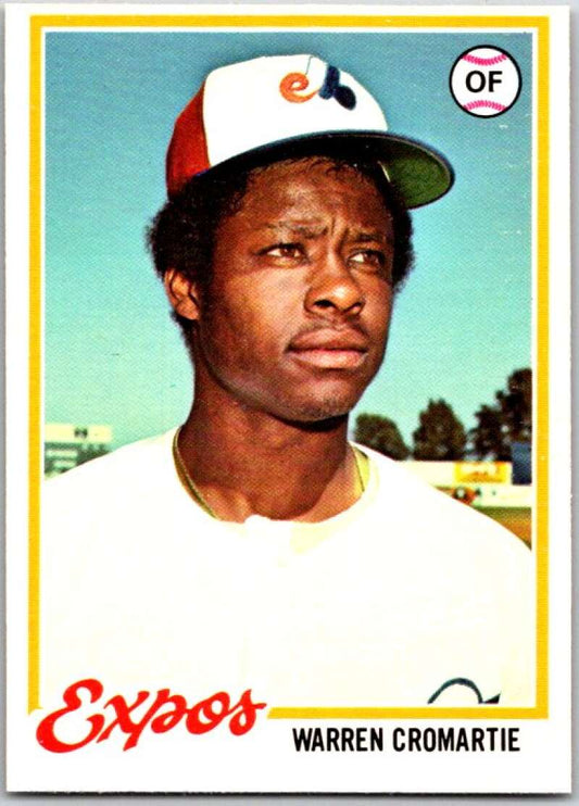 1981 O-Pee-Chee MLB #117 Warren Cromartie  RC Rookie Expos  V48705