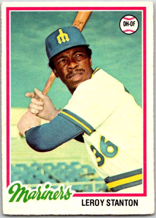 1978 O-Pee-Chee MLB #123 Leroy Stanton  Seattle Mariners  V48712