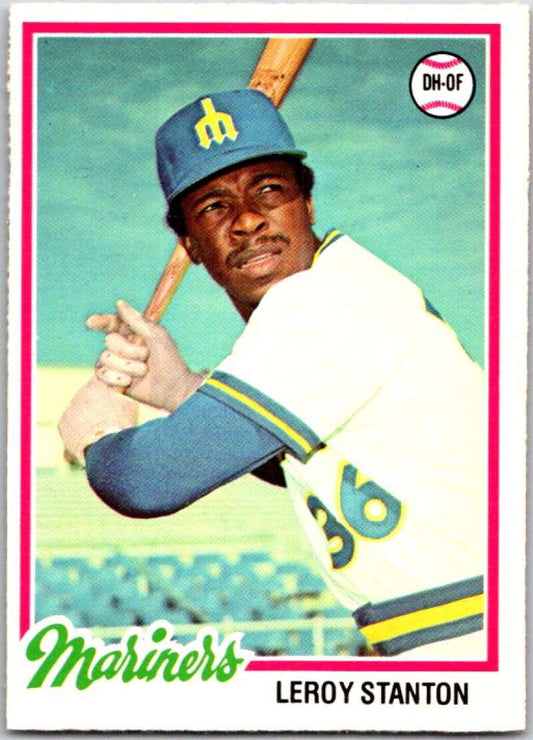 1978 O-Pee-Chee MLB #123 Leroy Stanton  Seattle Mariners  V48713