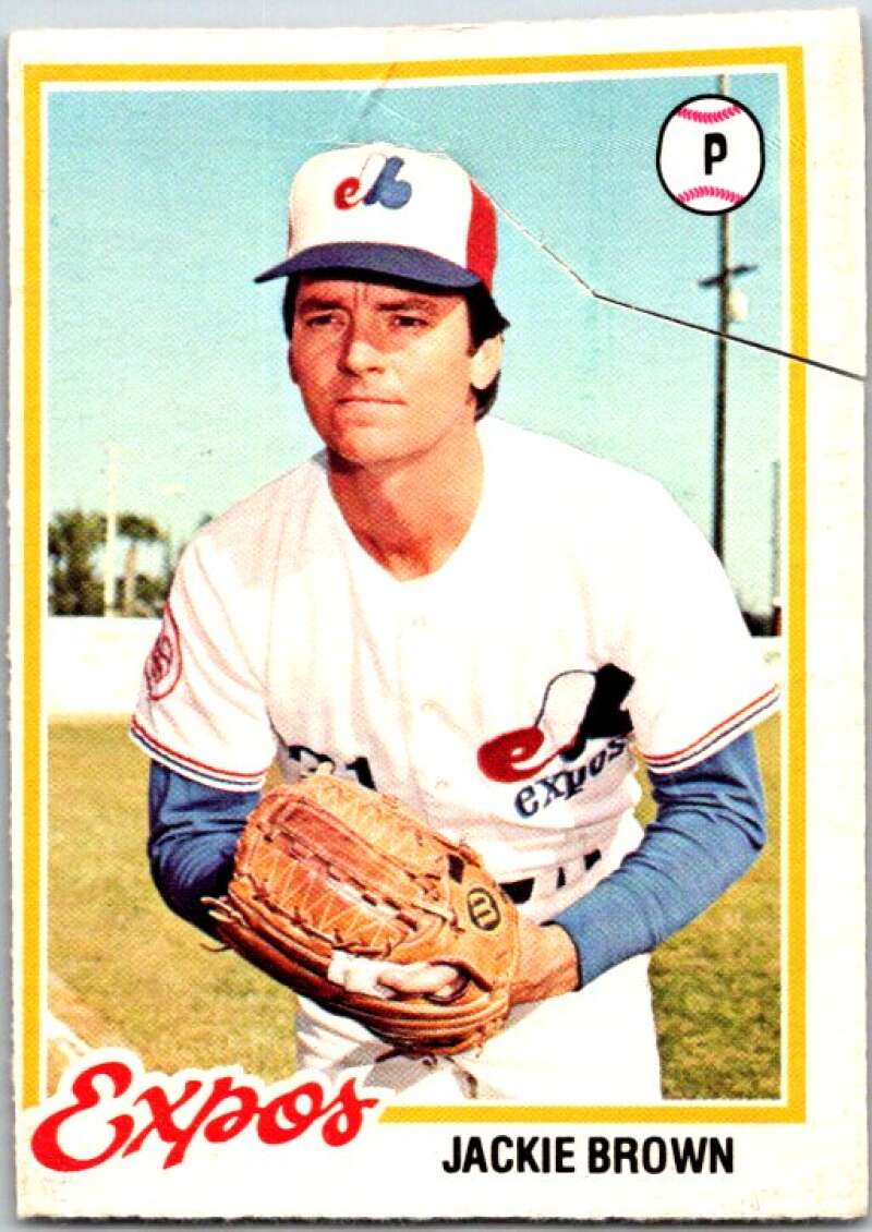 1978 O-Pee-Chee MLB #126 Jackie Brown Montreal Expos V48721