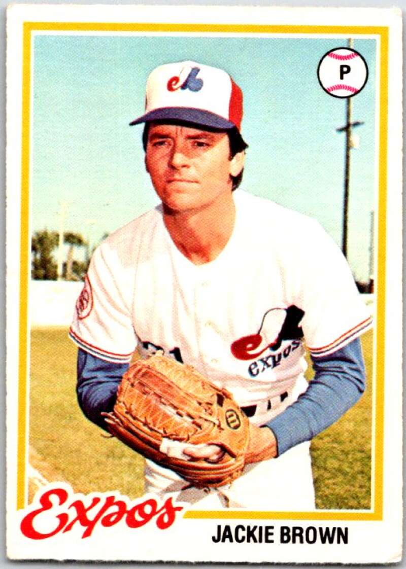 1978 O-Pee-Chee MLB #126 Jackie Brown Montreal Expos V48722