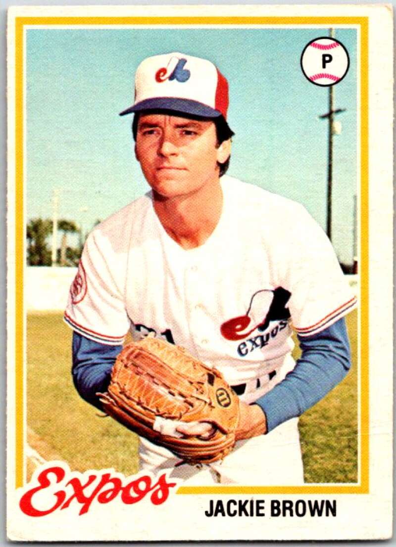 1978 O-Pee-Chee MLB #126 Jackie Brown Montreal Expos V48723