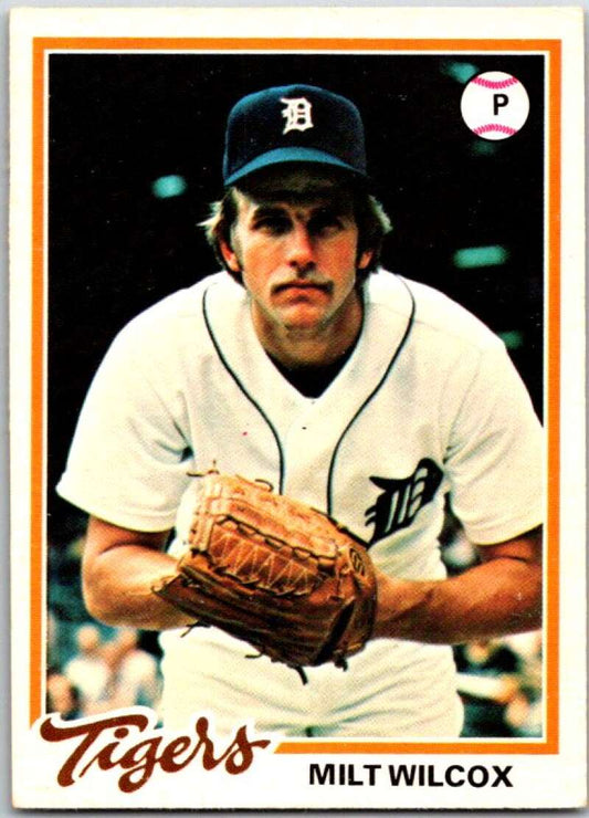 1978 O-Pee-Chee MLB #136 Milt Wilcox  Detroit Tigers  V48732