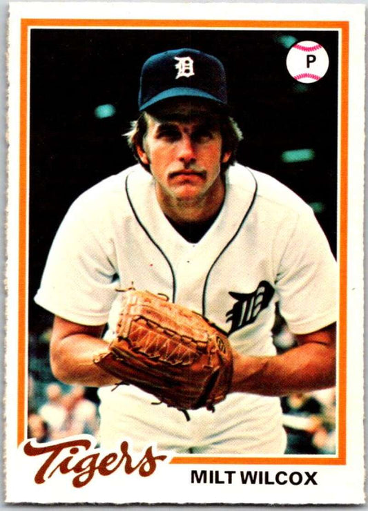 1978 O-Pee-Chee MLB #136 Milt Wilcox  Detroit Tigers  V48733